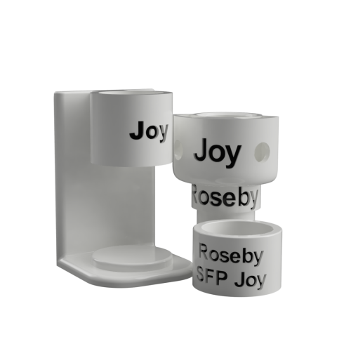The Joy adaptor set (Adaptor, Calibrator, Sharpie Hoop)